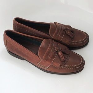 H.S. Trask Brown Loafers 9.5 Mens Great Condition